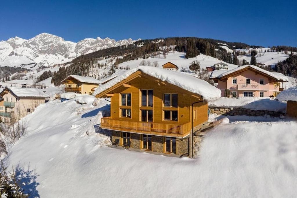 Chalet Ausblicklodge Mühlbach am Hochkönig エクステリア 写真
